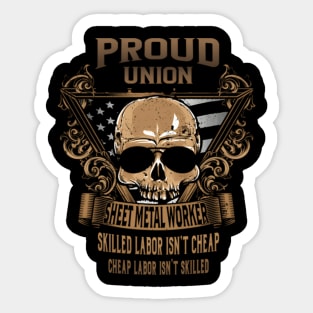 Union Sheet Worker Sticker